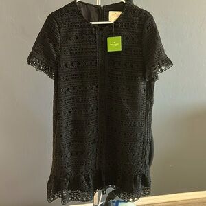 Kate Spade Mixed Lace Shift Dress.